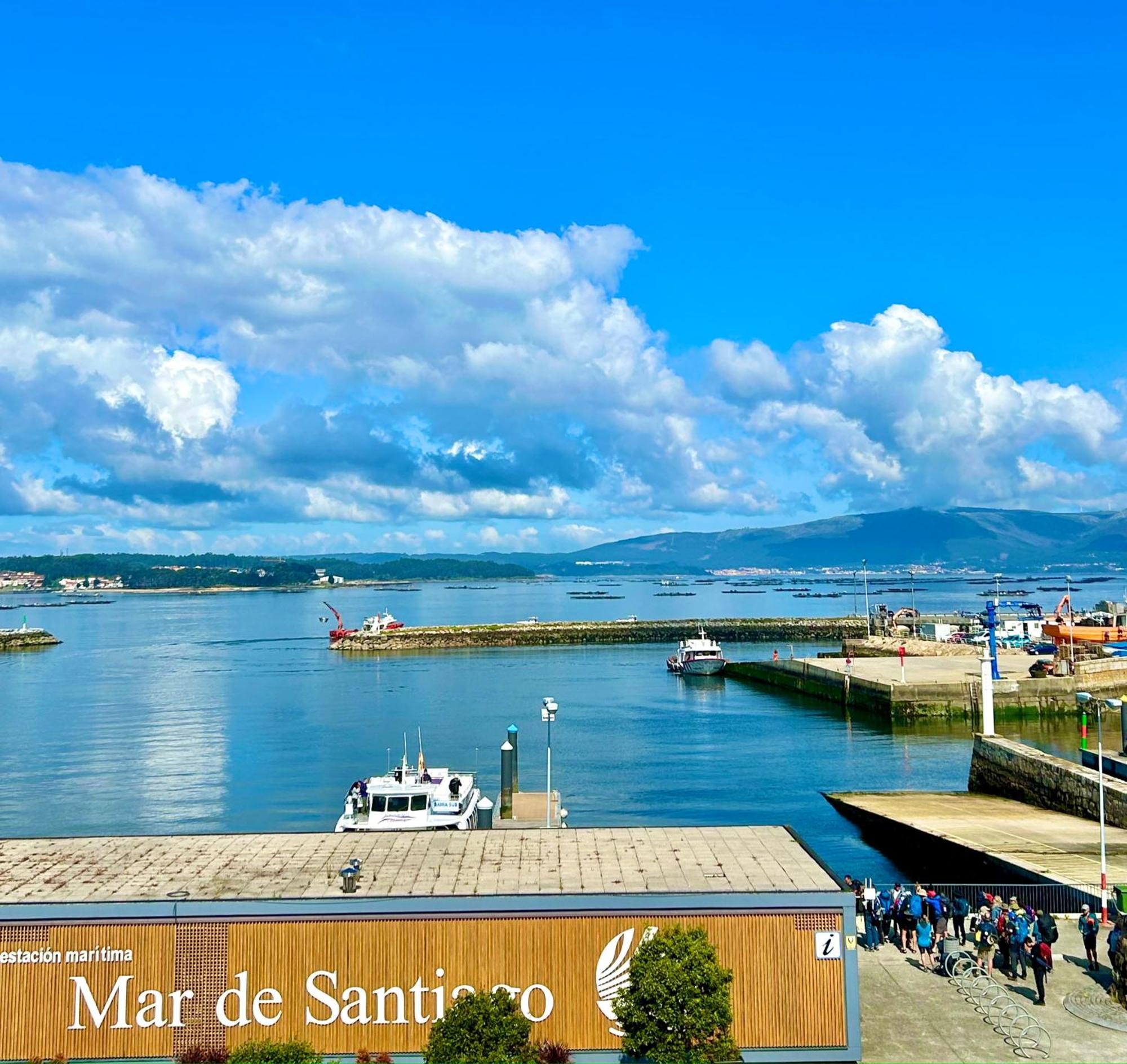 Apartamento Exclusivo ático boutique con vistas al mar Vilanova de Arousa Exterior foto